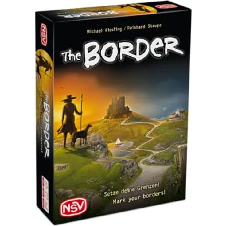 NSV The Border, Würfelspiel im kompakten EXTRA-Format, 4 Tableus, 5 Würfel, inklusive Spielanleitung – Bild 1