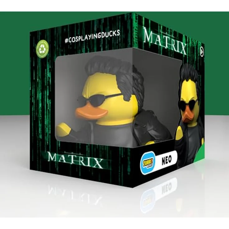 TUBBZ TUBBZ Box-Ausgabe: The Matrix - Neo Cosplaying-Gummiente Vinylfigur, 9 cm groß, in umweltfreundlicher Verpackung – Bild 2