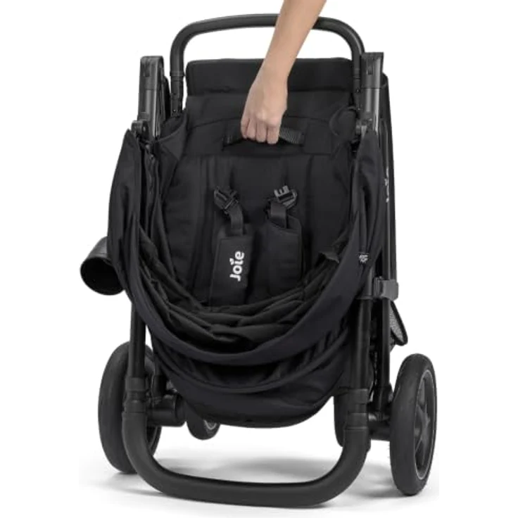 Joie Mytrax Pro Sport-Kinderwagen, bis 22 kg mit Liegefunktion, höhenverstellbarem Schieber und Regenschutz - Raven – Bild 7