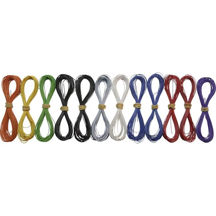 Tams Hochflexible Schaltlitzen LifY 0.04 mm², Modellbau Zubehör in 9 Farben, phthalatfrei