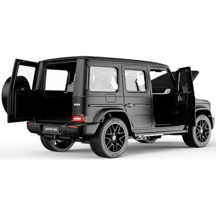 JAMARA Mercedes-AMG G 63, Diecast Modellauto 1:24, Schwarz, detailreiche Nachbildung mit stabiler Metallkarosserie und beweglichen Teilen – Bild 5
