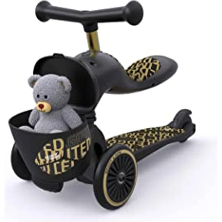 Scoot & Ride Highwaykick 1, 2-in-1 Kombi-Roller und Ride-On Toy, schwarz und gold, Limited Edition – Bild 5