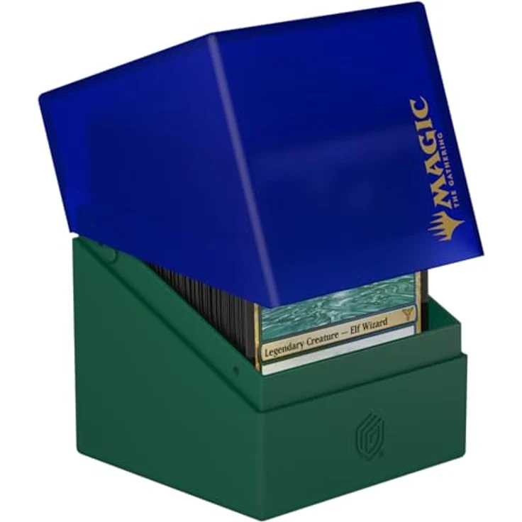 Ultimate Guard Boulder 100+ MTG Guild Summit - Simic, Box für 100 Double-Sleeve Karten mit Soft-Touch-Oberfläche und sicherem Verschluss – Bild 2