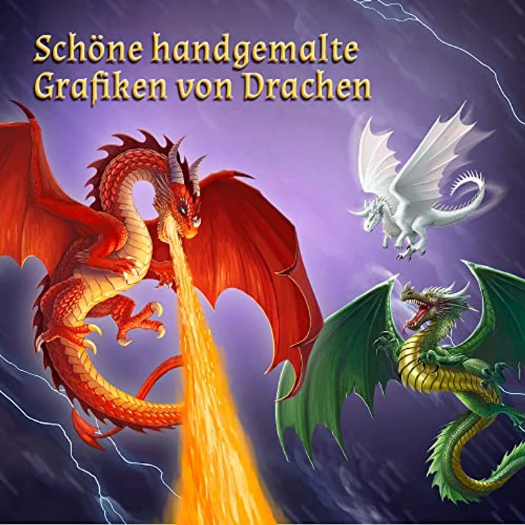 Trefl 2402 The Book of Dragons, Würfelspiel – Bild 4