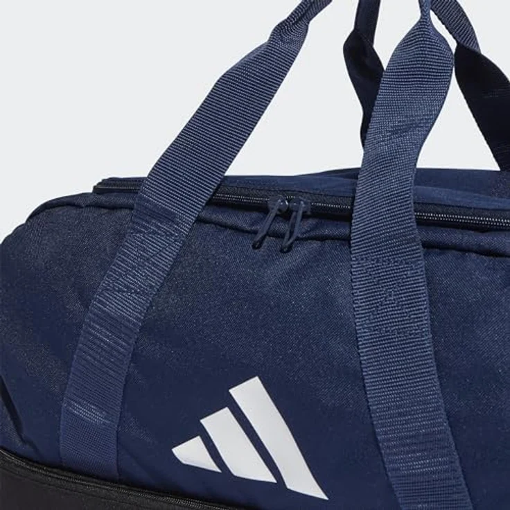 adidas Performance Sporttasche TIRO L DU S BC, Fußballausrüstung, strapazierfähiges Hartschalen-Bodenfach, blau – Bild 6