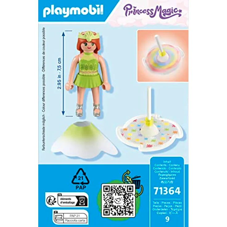 PLAYMOBIL Princess Magic 71364 Himmlischer Regenbogen-Kreisel mit Prinzessin, ab 4 Jahren – Bild 5