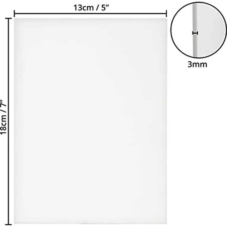 Belle Vous 24 Stk Leere Leinwände zum Bemalen – 13 x 18 cm – Vorgespannte Kleine Leinwand – Leinwände für Acrylmalerei, Ölgemälde, Skizzen und Zeichnungen – Bild 2