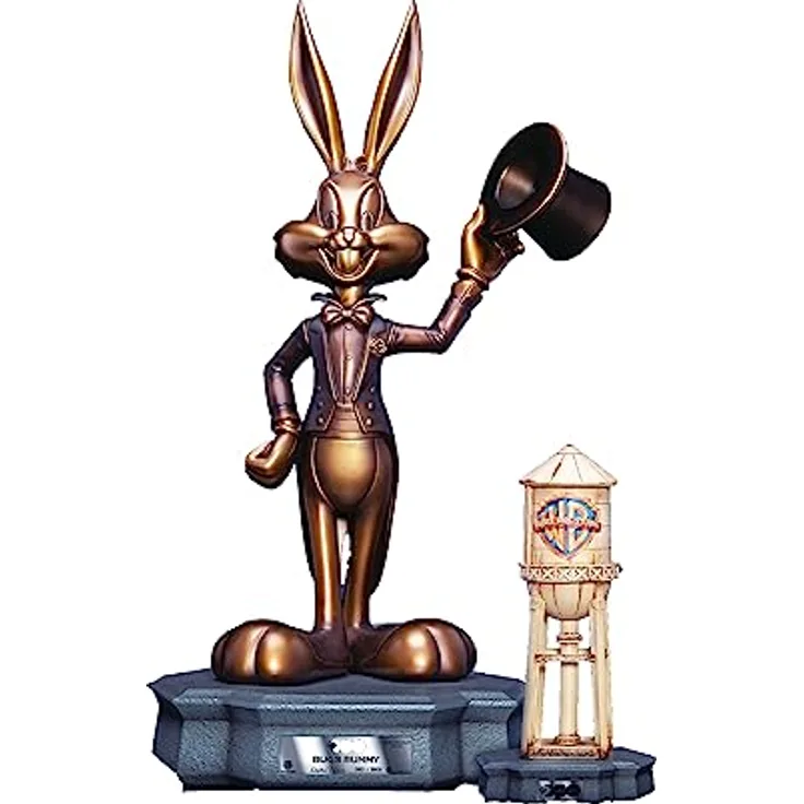 Beast Kingdom Toys Looney Tunes 100th Anniversary Master Craft Statue Tuxedo Bugs Bunny, 46 cm aus hochwertigem Polystone, limitierte Auflage