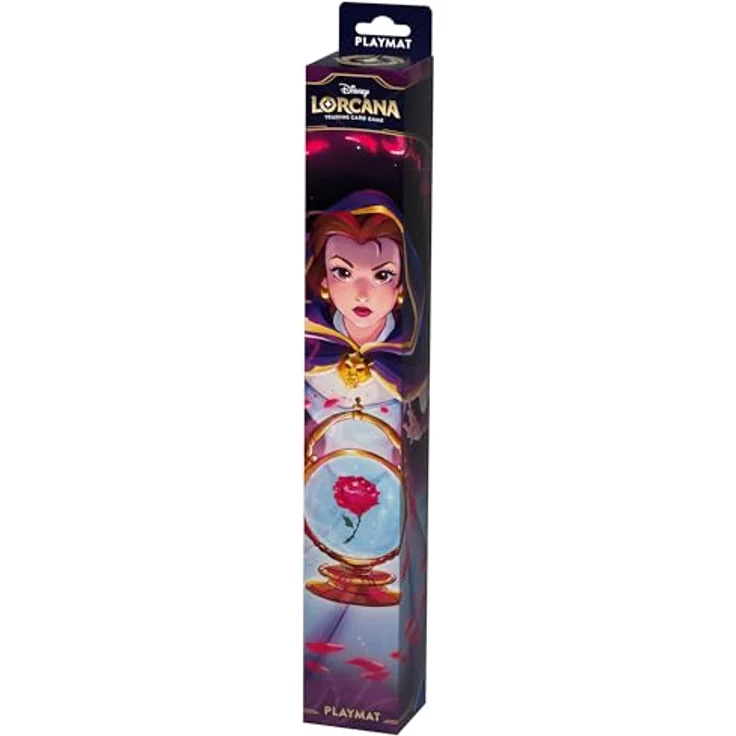 Ravensburger Spielverlag Disney Lorcana: Set 5 Shimmering Skies Playmat Belle, beeindruckende Spielmatte mit mystischem Glanz, 609 mm x 342 mm – Bild 2