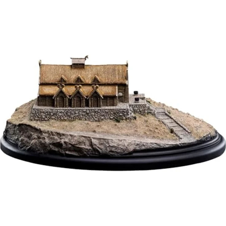 Weta Workshop Herr der Ringe Statue The Golden Hall of Edoras, detailreiche Sammelfigur aus hochwertigem Resin, 9 cm – Bild 4