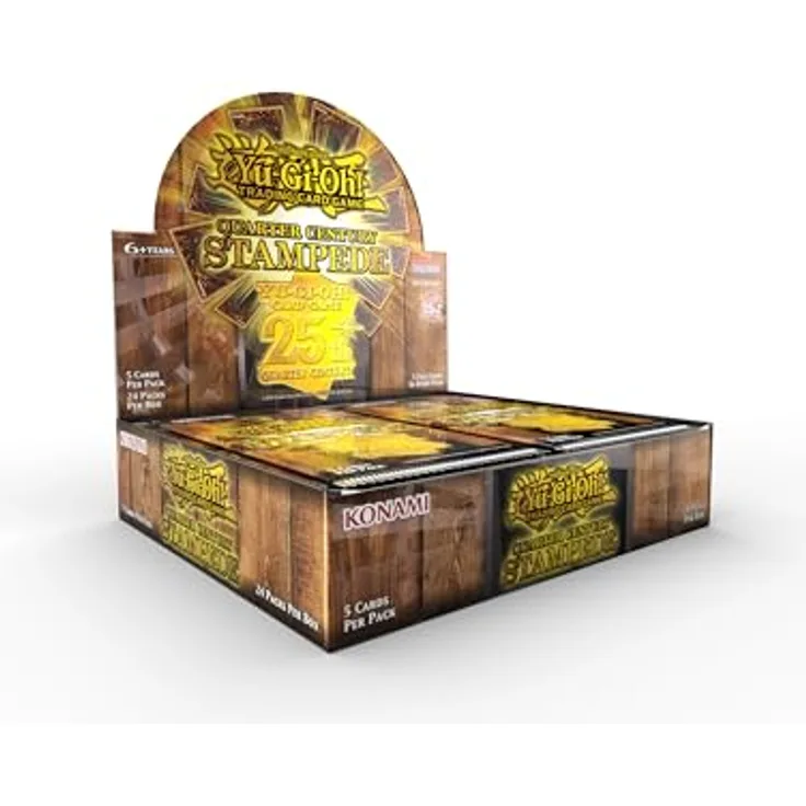 Konami Yu-Gi-Oh! Quarter Century Stampede (Booster Display) Englisch