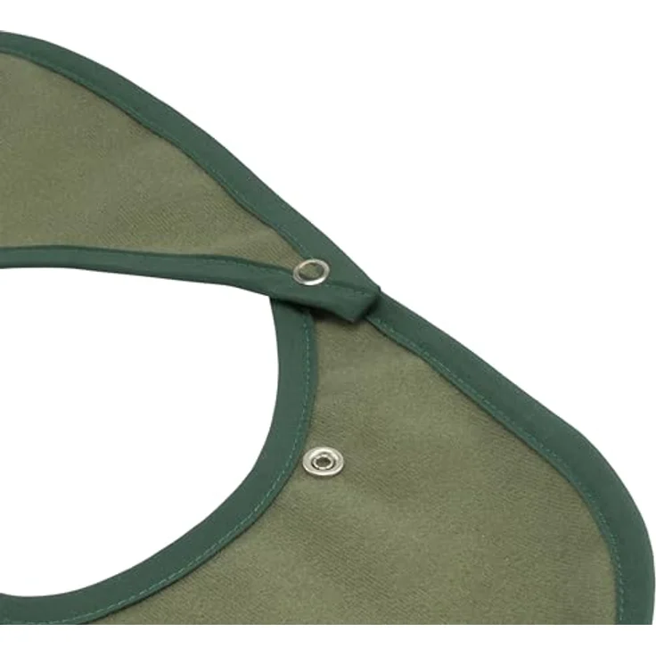 Sensalou Wasserdichtes Lätzchen für Erwachsene, 90x45 cm, mit Druckknopf, saugfähigem Frottee und TPU-Rückseite, waschbar bis 95 °C – Bild 3