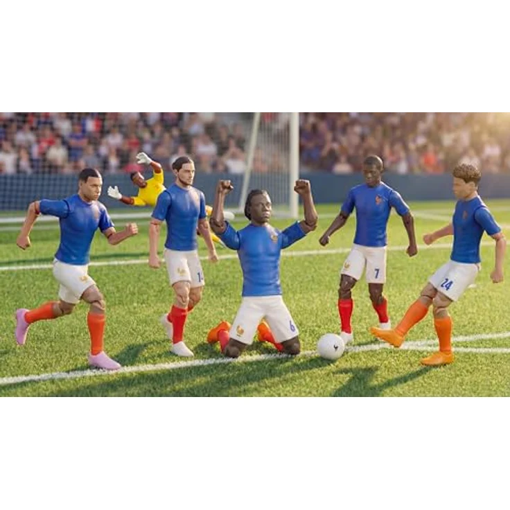 Banbotoys France Mbappé Actionfigur, 20 cm beweglich mit 10 Gelenkpunkten und Fußball, offizielles FFF Merchandise – Bild 7