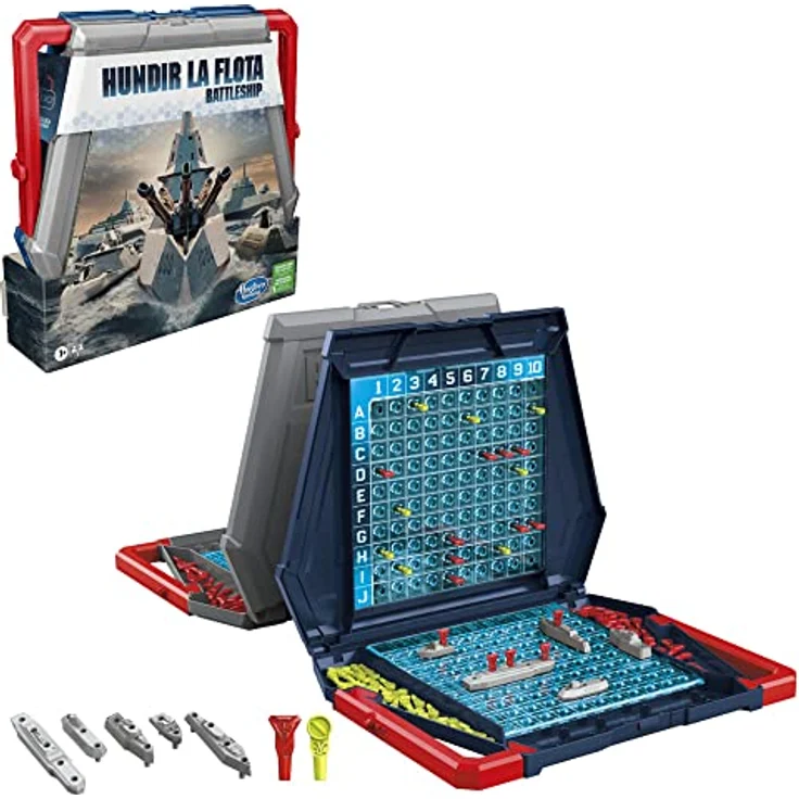 Hasbro Gaming Klassisches Brettspiel, Strategiespiel ab 7 Jahren, lustiges Kinderspiel für 2 Spieler, langlebig und strapazierfähig – Bild 3