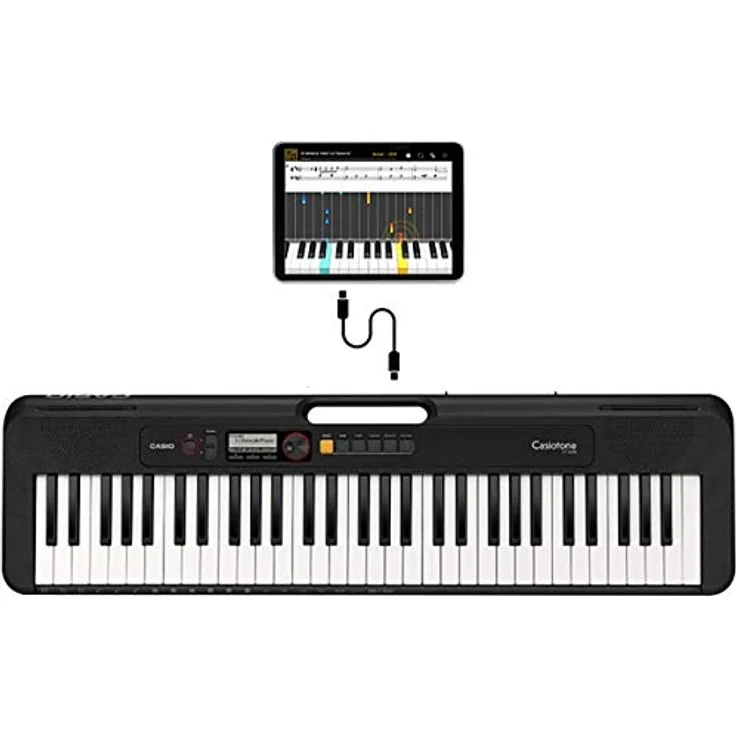 Keyboard Casio CT-S200BKC7, 61 Leuchttasten – Bild 6