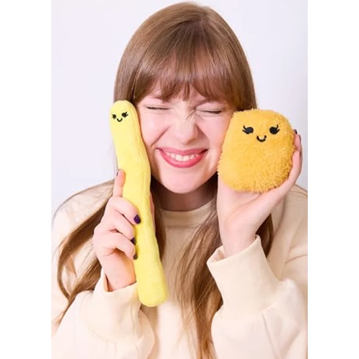 Just Play Nuggets Emotional Support Teddybär, gelb, kuscheliger Begleiter für Kinder, One Size – Bild 4