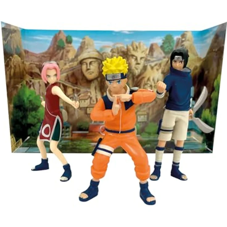 Naruto Comansi Set Kollektion (3 Figuren, Sasuke und Sakura) – Bild 2