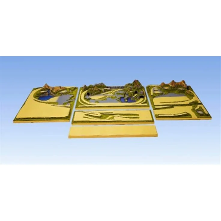 NOCH 85880 - Fertiggelände Cortina, Z, 100 x 69 x 21 cm, bunt – Bild 2