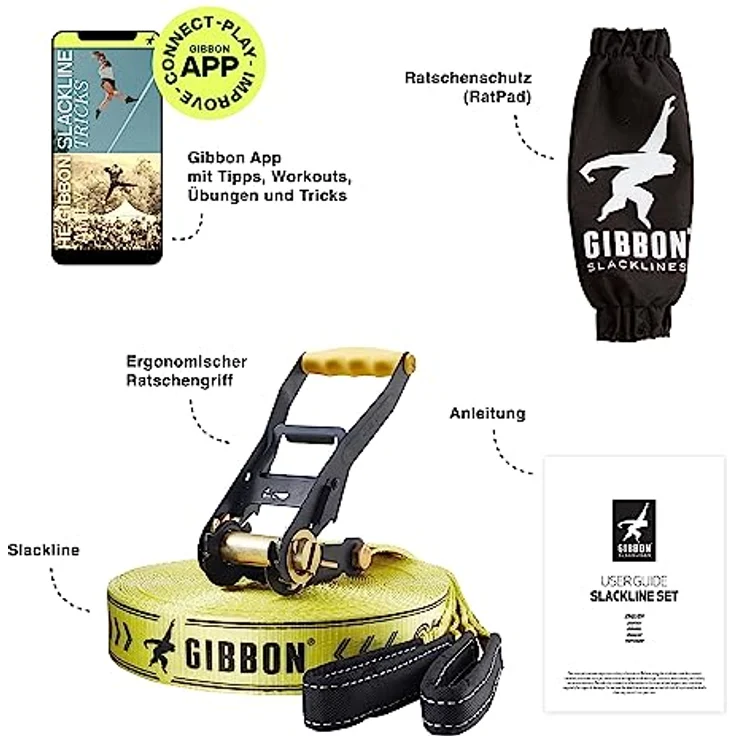 Gibbon® Slackline CLASSIC X13, 25 m - Preisvergleich – Bild 7