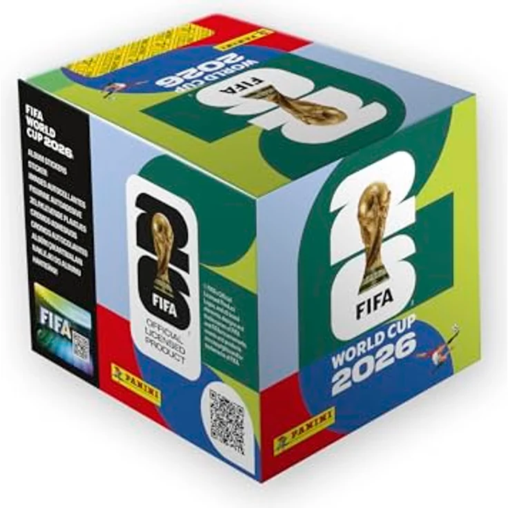 Panini Fifa® World Cup 2026, 50er Displaybox Sammelkarten mit 350 Stickern, grün, One Size – Bild 1