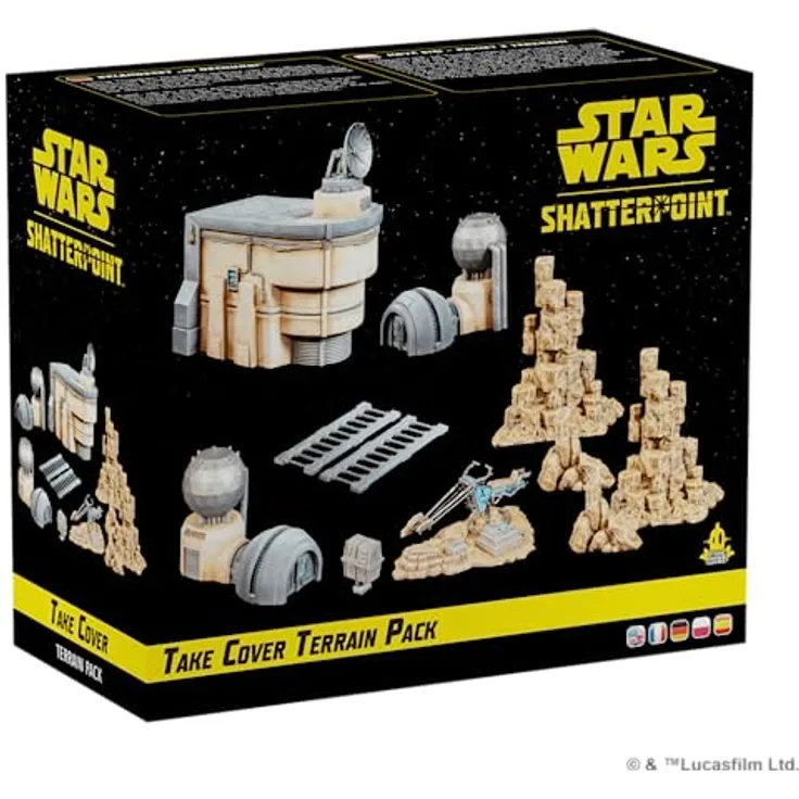 Atomic Mass Games Star Wars: Shatterpoint - Take Cover Terrain Pack, Geländeset mit neuen Geländestücken für 2 Spieler, ab 14 Jahren
