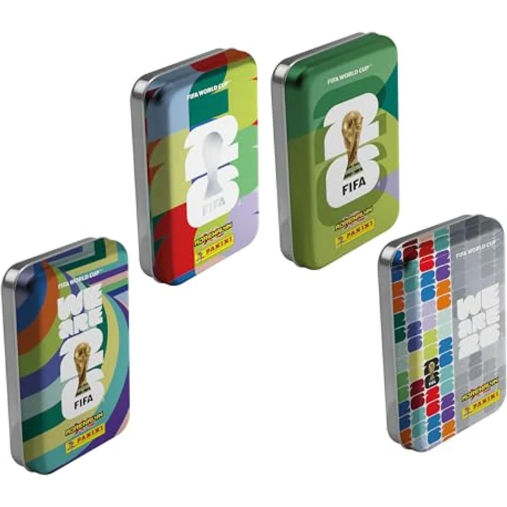 Panini FIFA World Cup 2026 Adrenalyn XL Trading Cards Pocket Tin, Metallbox mit 5 Packs und 4 limitierten Sammelkarten – Bild 7
