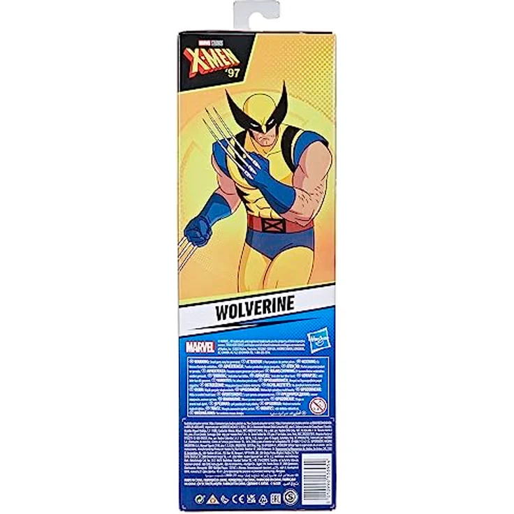 Marvel X-Men Wolverine Titan Hero Serie Action-Figur, 28,5 cm groß mit 5 Bewegungspunkten, ab 4 Jahren, Superhelden-Spielzeug – Bild 4