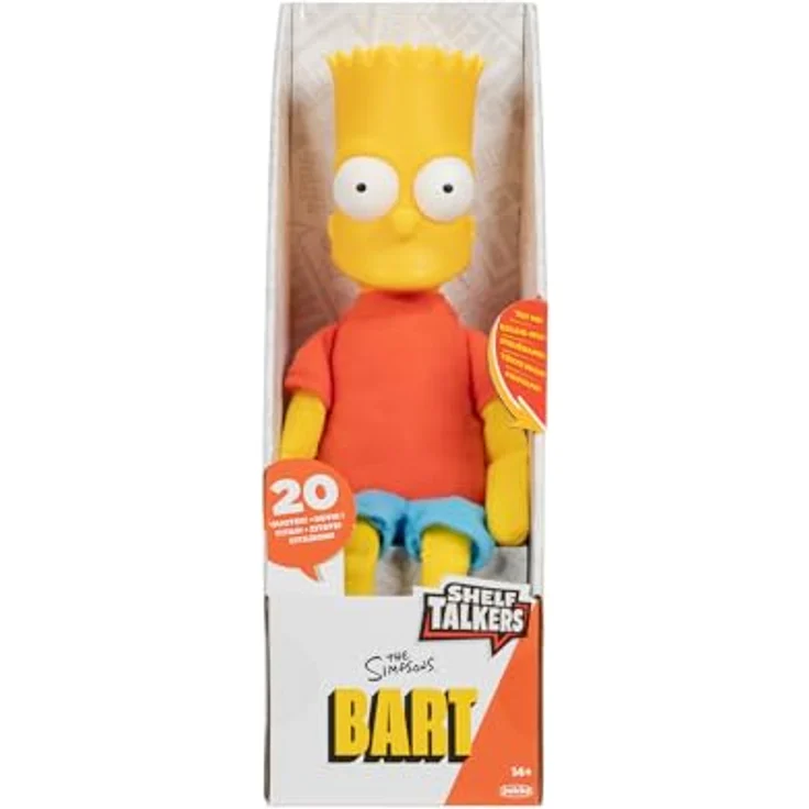 Jakks Pacific Simpsons Plüschfigur sprechend Bart 33 cm *Englische Version* mit Pull String Activation – Bild 7