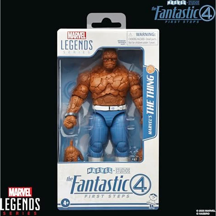 Marvel Legends Series Marvel's The Thing Action-Figur, 15 cm große Premium-Sammelfigur mit 20 Bewegungspunkten und austauschbaren Händen – Bild 2