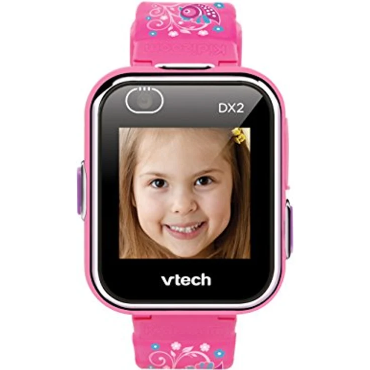 Vtech Electronics Europe BV 80-193834 Kidizoom Smart Watch DX2 ve, Pink mit Blumen – Bild 5