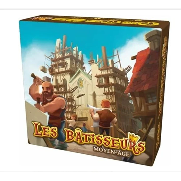 Asmodee Les Bâtisseurs : Moyen Âge, strategisches Brettspiel für 2-4 Spieler, ab 10 Jahren, aus hochwertigem Pappmaterial – Bild 1