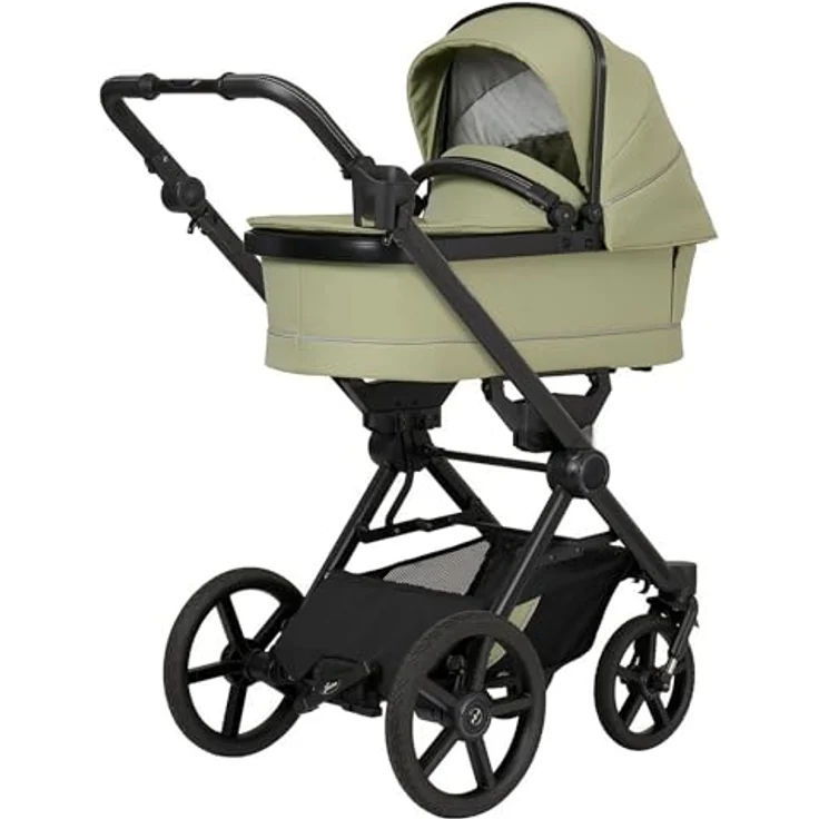 Hartan Kinderwagenset IVY GTR Outdoor, 3-teilig, Hellgrün, mit Federung, kugelgelagerten Rädern, 5-Punkte-Gurt, Made in Germany, EN 1888, UV 50+ – Bild 3
