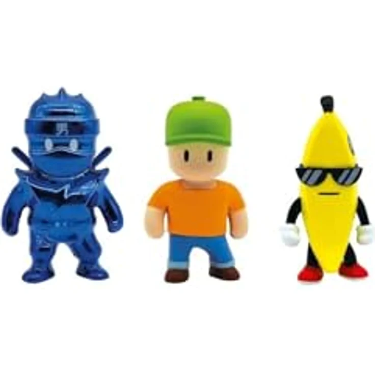 Bizak MONSTERFLEX Stumble Guys, 3er-Pack Sammelfiguren, ausziehbar und elastisch, 25 cm, für Fans und Sammler, geeignet für Kinder ab 6 Jahren – Bild 1