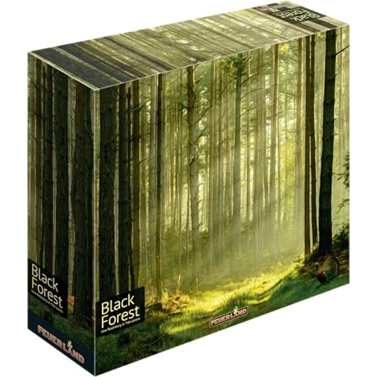 Feuerland Spiele Black Forest, Brettspiel mit innovativem Produktionsrad-Mechanismus, Deutsch, für 1–4 Spieler, Spieldauer ca. 90 Minuten – Bild 1