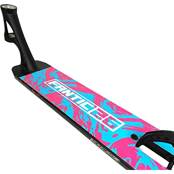 Fantic26 Stuntscooter Fantic26 Stunt-Scooter Griptape 58,5cm x 15,5cm Swirl Pink/Türkis, reißfestes/wasserfestes PVC Material, extra starker Kleber – Bild 5