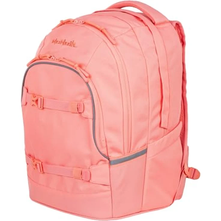 McNeill Schulrucksack Milo, Polyester mit Stift- und Steckfächern, Trinkflaschenhalter und praktischen Haken, abenteuerliches Design – Bild 7