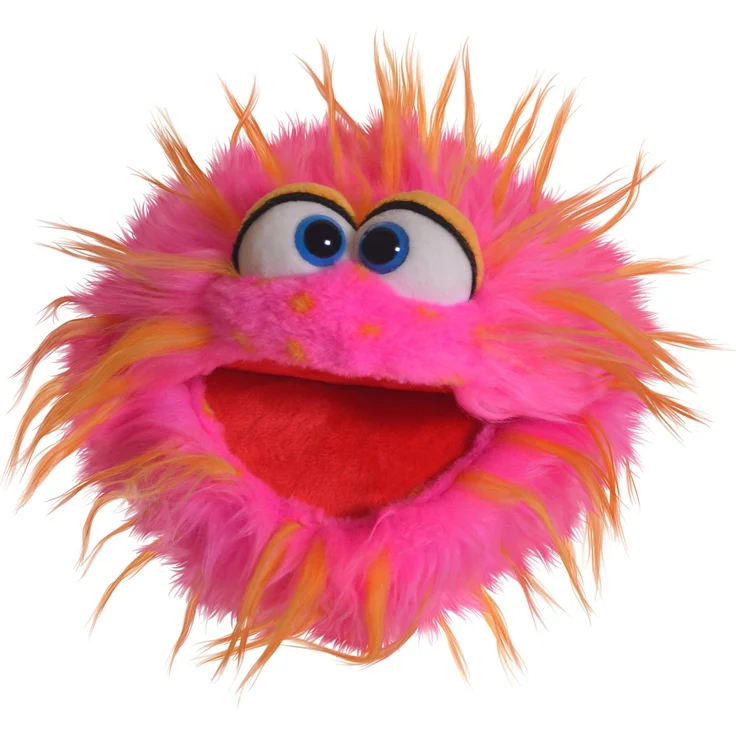 Living Puppets Handpuppe Knaller, 20 cm Quatschkopf aus 100% Polyester, waschbar, Charakterpuppe für Kinder und Erwachsene