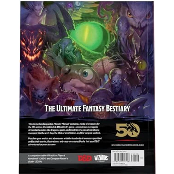 Wizards of the Coast Dungeons & Dragons RPG Monster Manual 2024, über 500 Monster, darunter 75 neue, mit atemberaubenden Illustrationen und optimierten Spielwerten – Bild 8