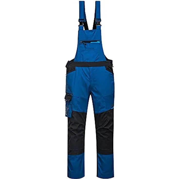 Portwest WX3 Latzhose, Größe: M, Farbe: Persian Blau, T704PBRM