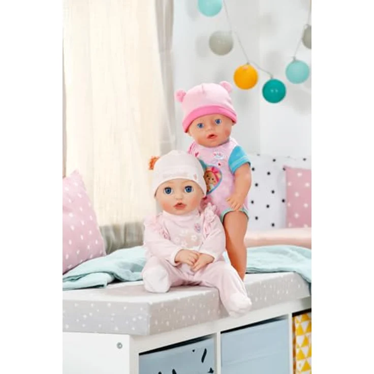 MGA Zapf Creation BABY born Annabell Puppe, 43 cm mit realistischen Babylauten und Bewegungen – Bild 7