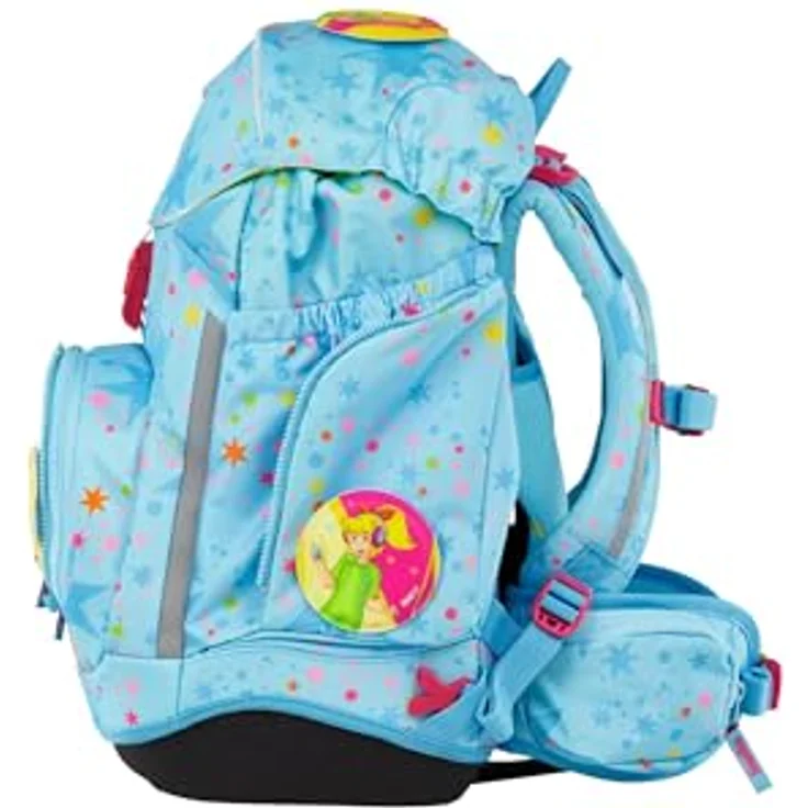 ergobag Schulranzen-Set PACK Bärhext 6-teilig, ergonomisch, höhenverstellbar, Your-Size-System, 20 Liter, reflektierend – Bild 3