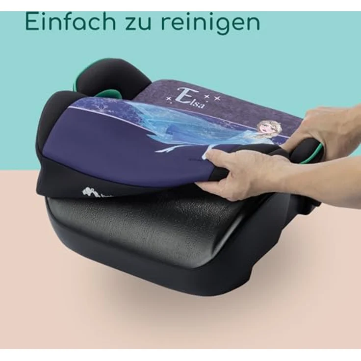 Bebeconfort Manga i-Safe Sitzerhöhung, Disney Frozen für Kinder 6-12 Jahre, fahrzeuggurtbefestigt, Maschinenwaschbarer Bezug, leichtes Design – Bild 7