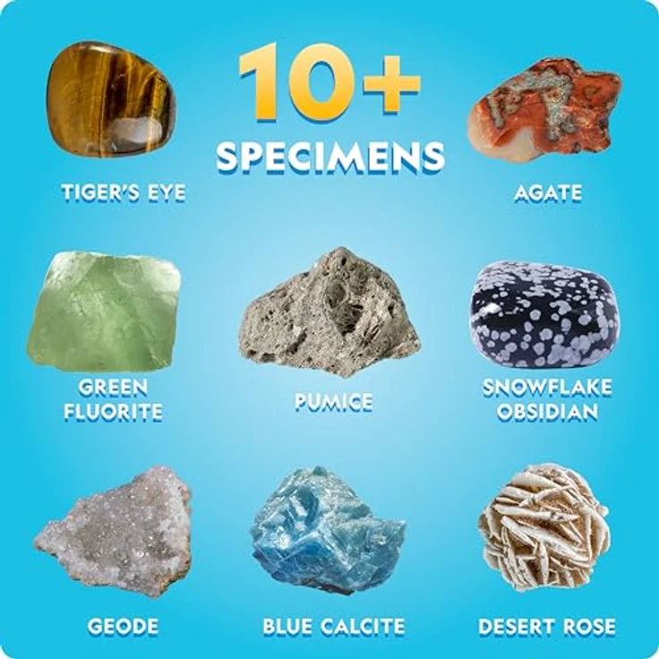 Blue Marble NATIONAL GEOGRAPHIC Earth Science Kit - Over 15 Science Experiments and STEM Activities for Kids, Includes Crystal Grow Kit, Volcano Science Kit – Bild 4