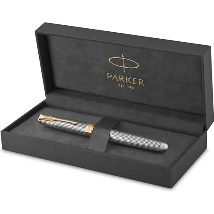 Parker Pen Sonnet, eleganter Schreibstift mit zeitlosem Design, schwarz – Bild 1