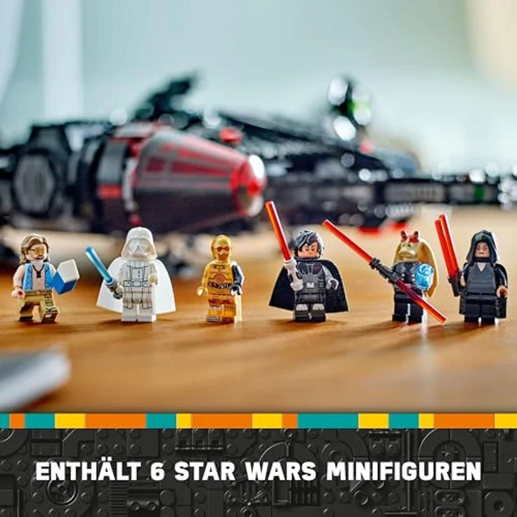 LEGO® Konstruktionsspielsteine Dunkler Millennium Falke (75389), LEGO Star Wars TM, (1579 St), Made in Europe – Bild 8