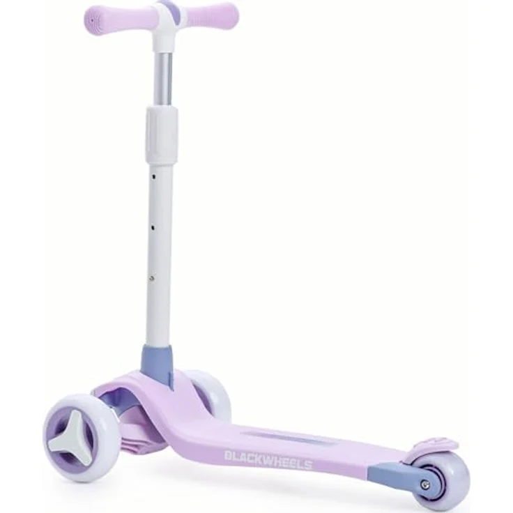 BLACKWHEELS Kinderstep Scooter Blink Pastel Pink, Dreirädriges Design mit LED-Rädern – Bild 6