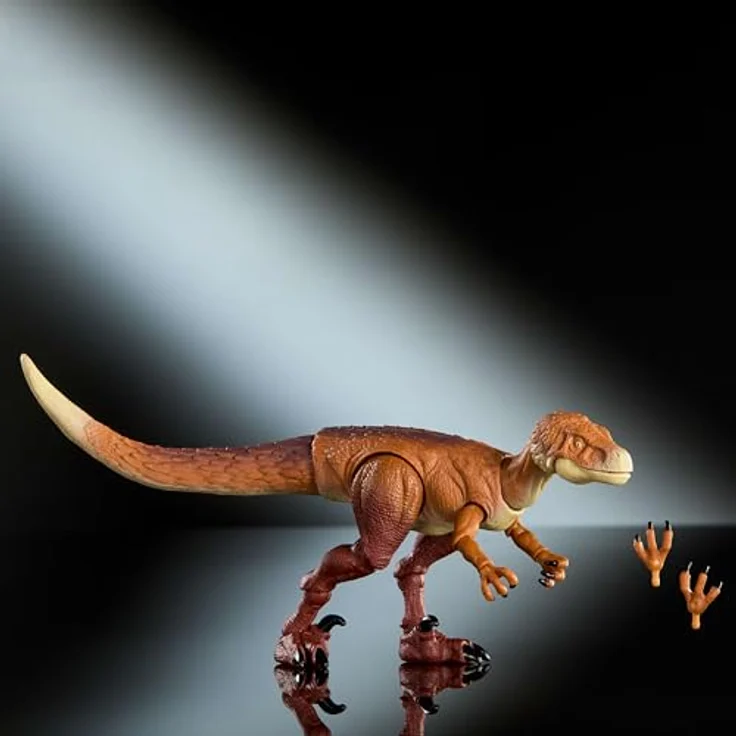Mattel Jurassic World Hammond Collection Ornitholestes, Actionfigur mit 18 Bewegungspunkten, ca. 23 cm groß – Bild 4