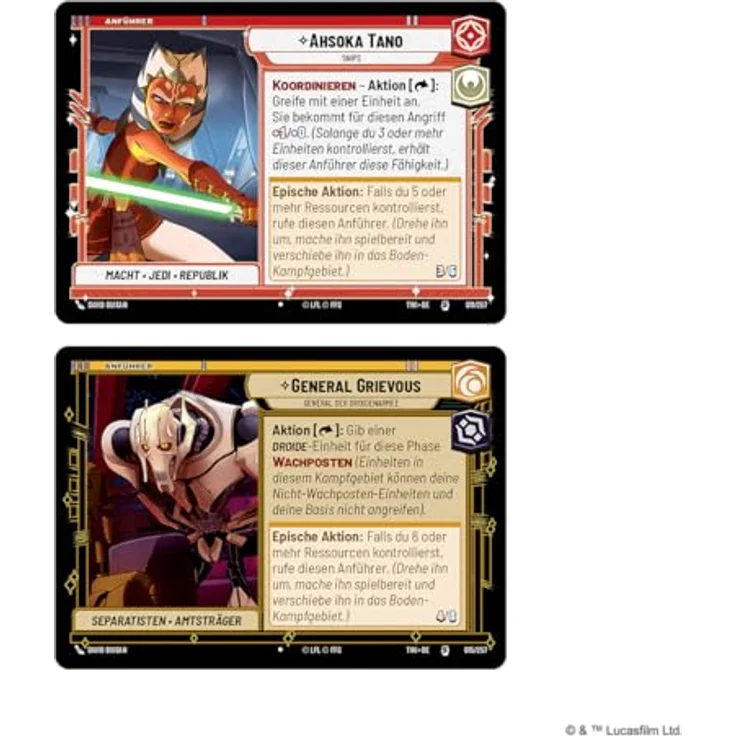 Fantasy Flight Games Star Wars: Unlimited – Niedergang der Republik (Zwei-Spieler-Starter), inkl. exklusiver Karten – Bild 5