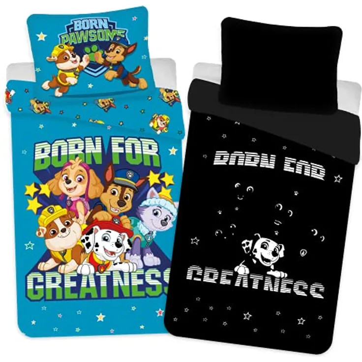 Harry Potter Paw Patrol dekbedovertrek 135 x 200, Kinderbettwäsche