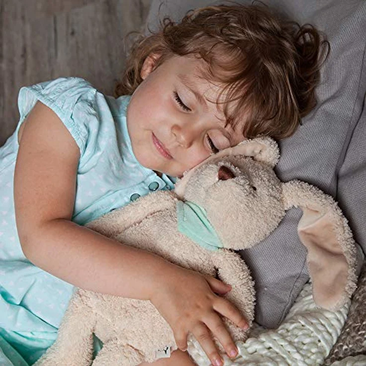 GRÜNSPECHT Wärme-Kuscheltier Hase Mama, Rapssamen-Wärmekissen mit waschbarem Bezug für Kinder, wärmendes Kuscheltier bei Bauchschmerzen & Erkältung (325-V3) – Bild 5